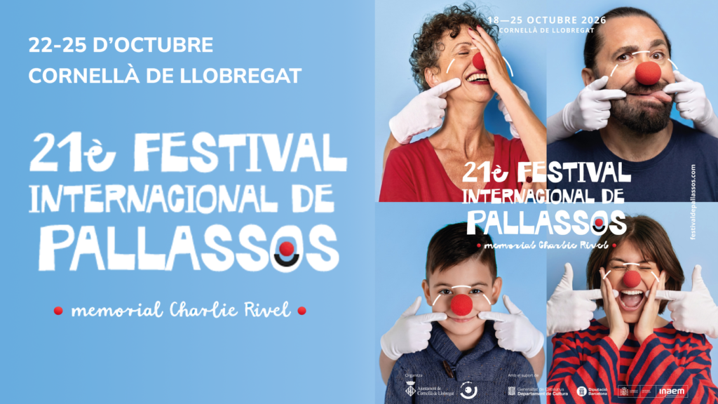 Cartell del Festival Internacional de Pallassos de Cornellà.