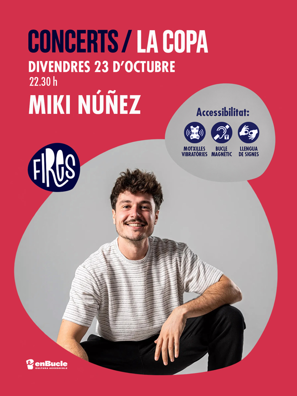 Cartell Miki Núñez