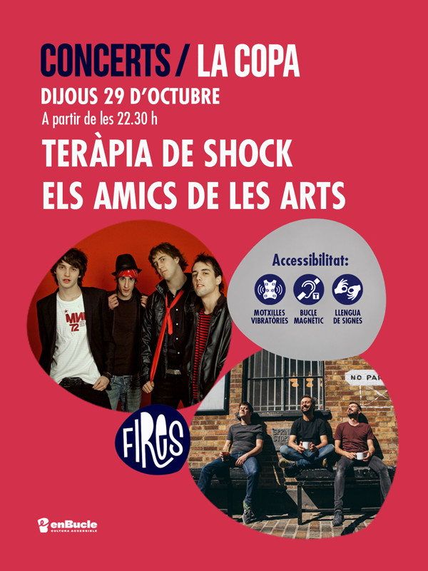 Cartell Teràpia de Shock i Els Amics de les Arts